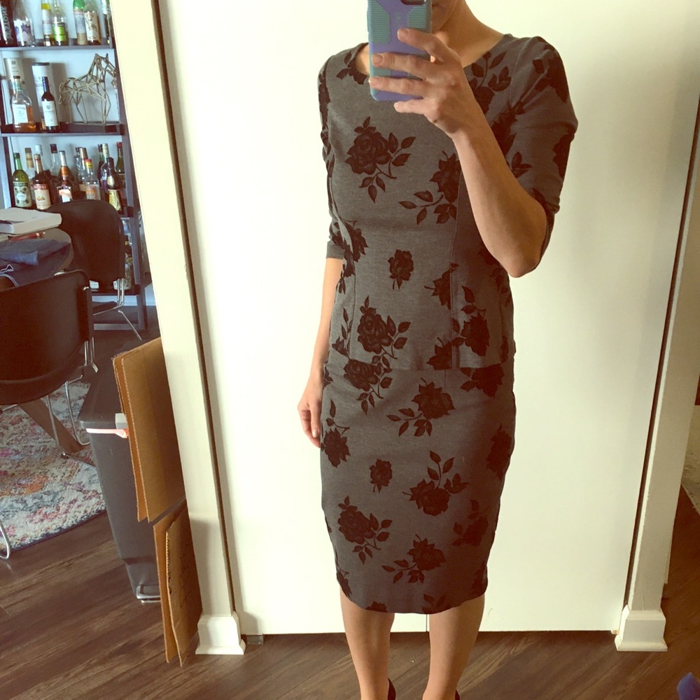Grey 2 piece dress suit